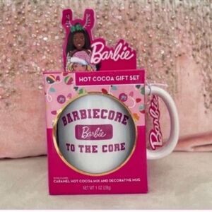 NWT Barbie Hot Cocoa Gift Set
